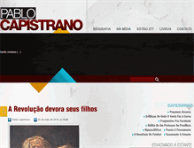 Tablet Screenshot of pablocapistrano.com.br